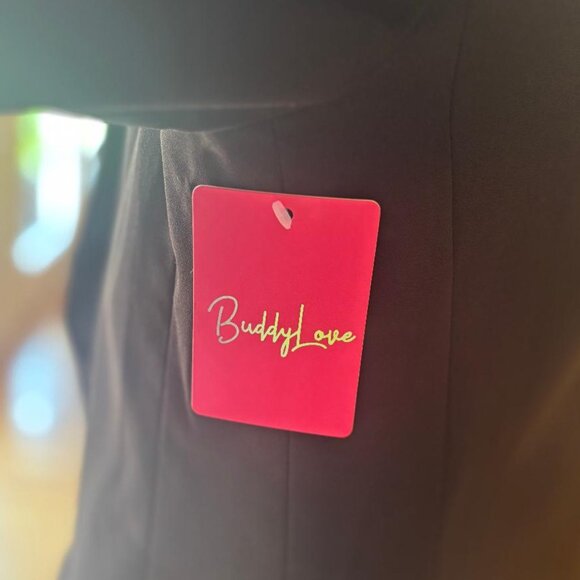 Elle Feather Trim Blazer/Shorts Set BuddyLove (BLAZER & SHORTS- XS) - Picture 11 of 15